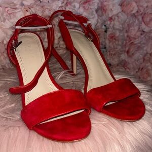 **SOLD** Red Sandro Heels